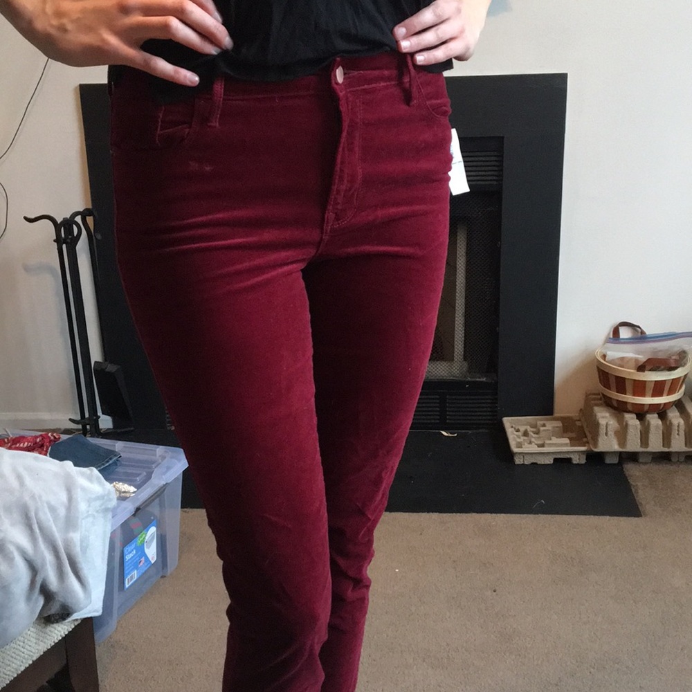 Old Navy Velvet Skinny Pants